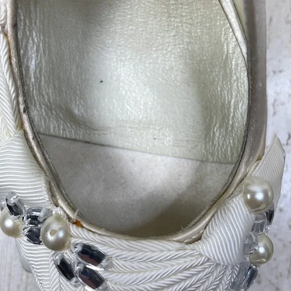 Menbur Cathy bridal slingback heels - 36 EU/ 6 US - Picture 12 of 12